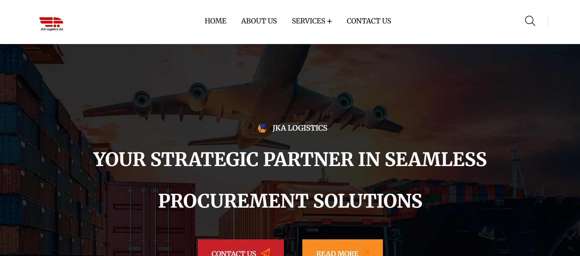 JKA Logistics website